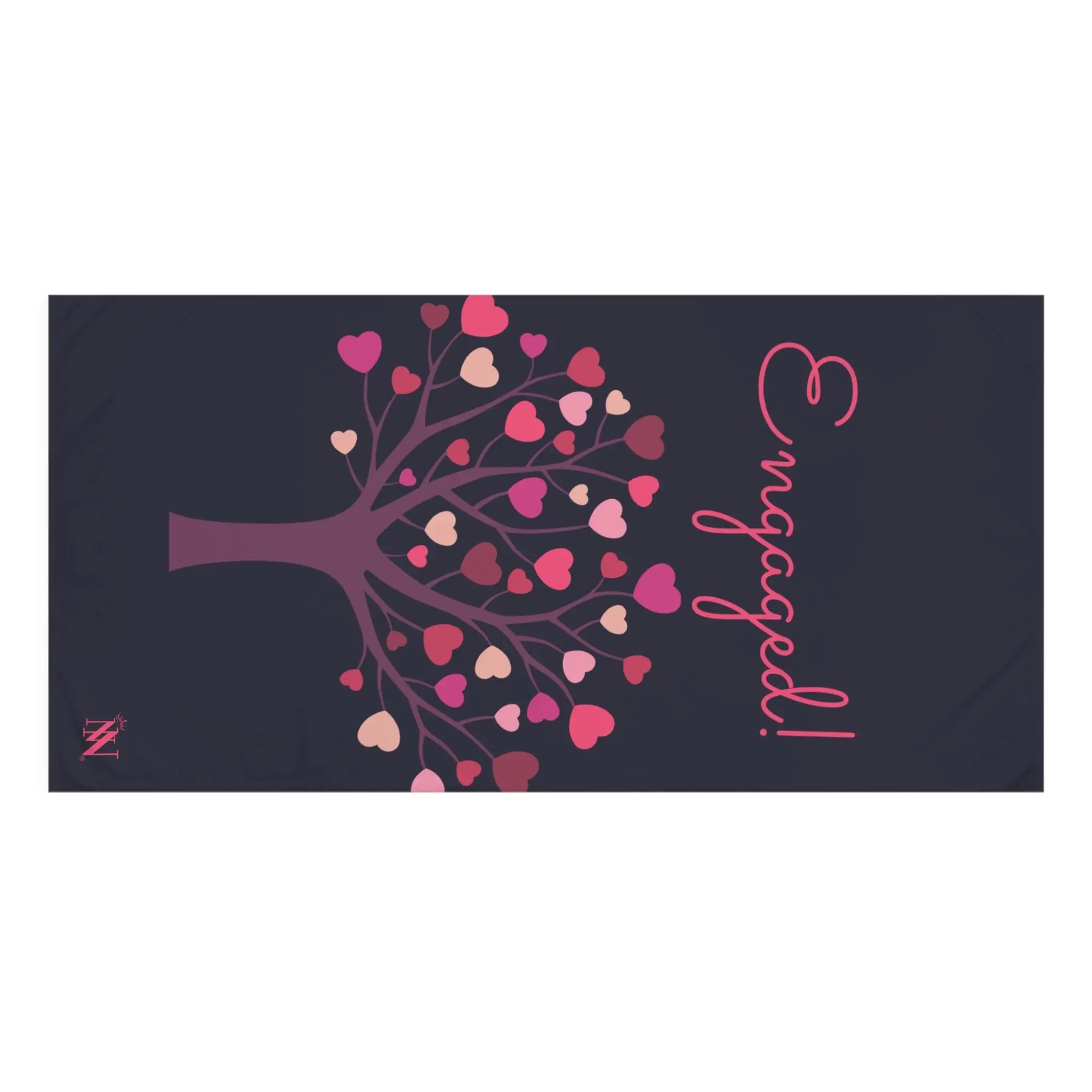 Engaged! Tree of Love | Nectar Napkins XL Fun-Flirty Lovers’ Towels
