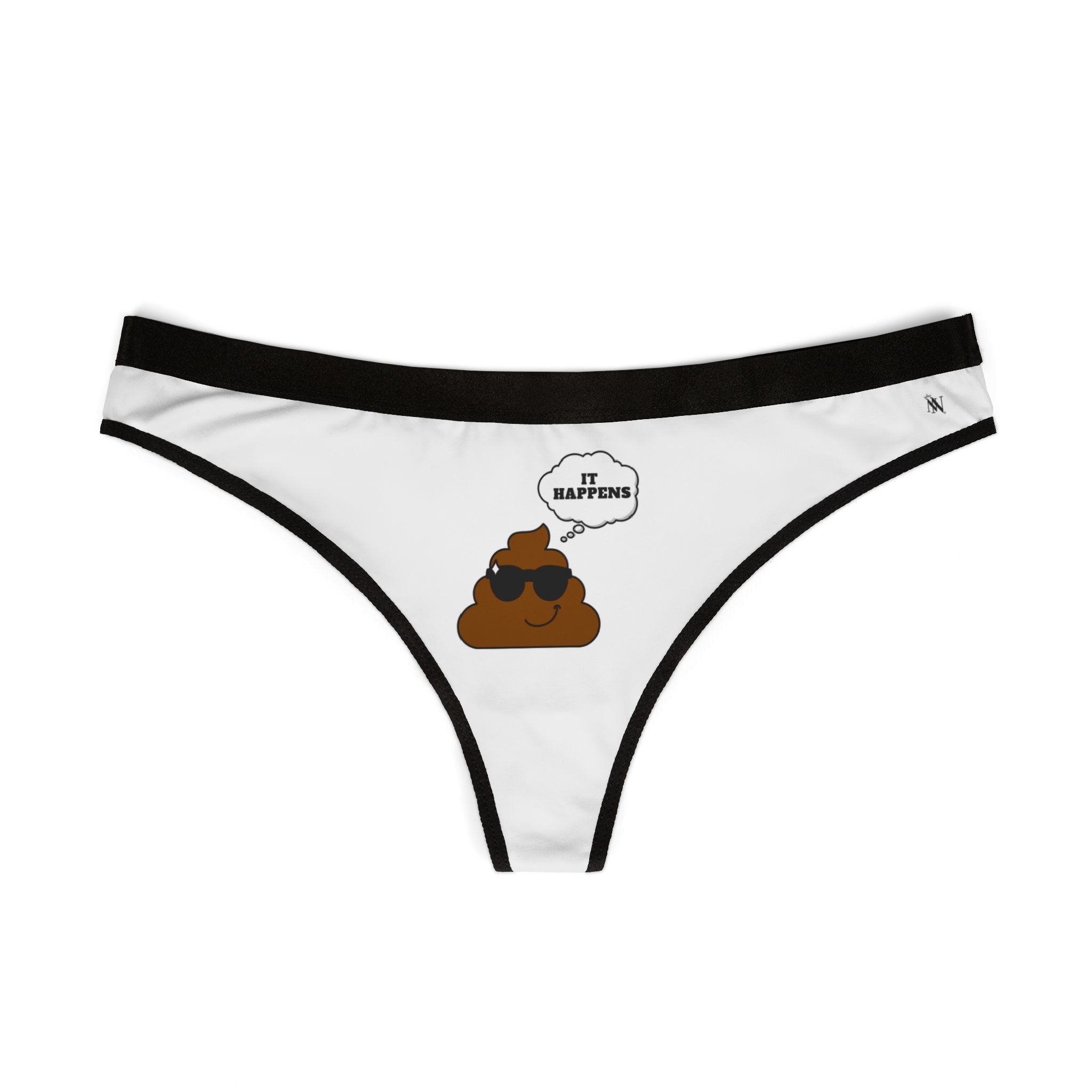 Poo! It Happens | Mix & Match Women’s Fun-Flirty Lovers’ Thongs