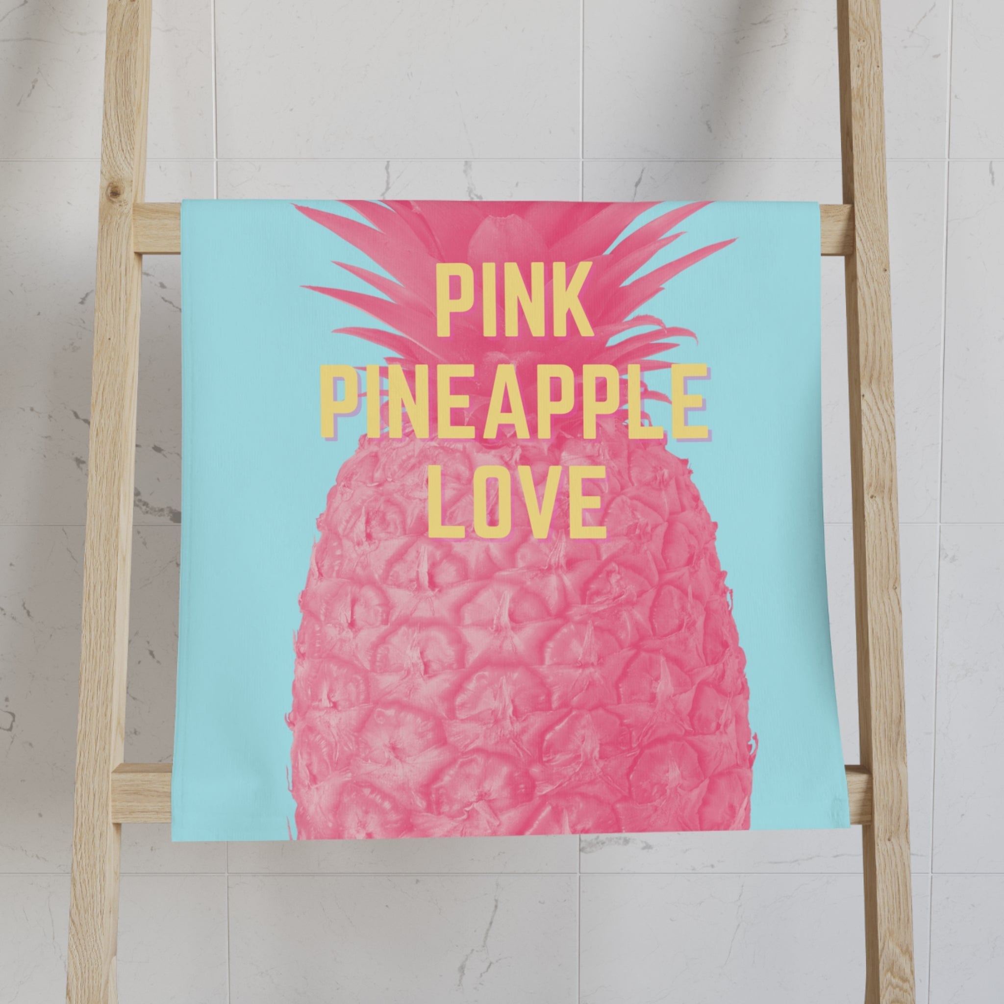 Pink Pineapple Love | Mix & Match Original Fun-Flirty Lovers’ Towels