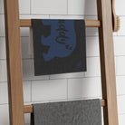 Daddy Bear Love Black | Mix & Match Soft Fun-Flirty Lovers’ Towels