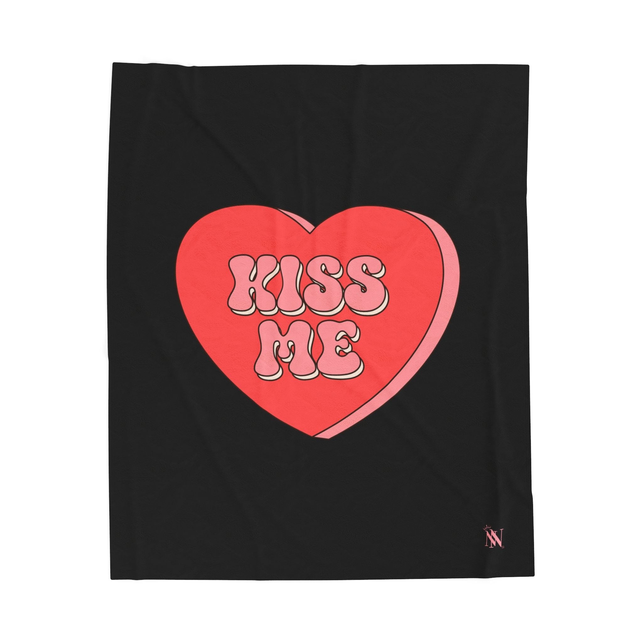 Kiss Me Candy Hearts | Mix & Match Fun-Flirty Lovers’ Blankets