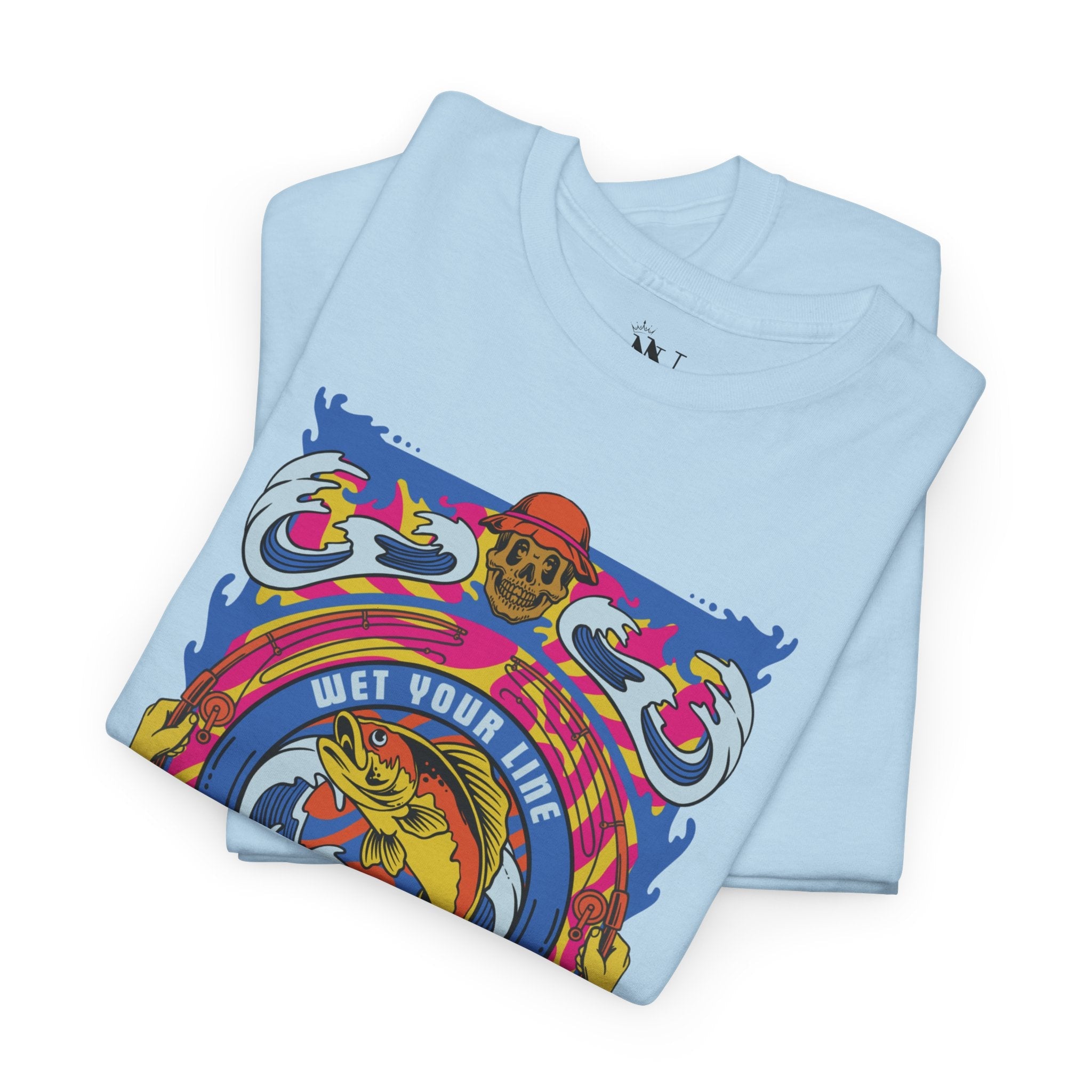 Wet Your Line Cotton T-Shirt