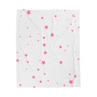 Pink Star Pattern | Mix & Match Soft Fun-Flirty Lovers’ Blankets