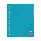 Nectar Napkins Brand Teal Love Blanket