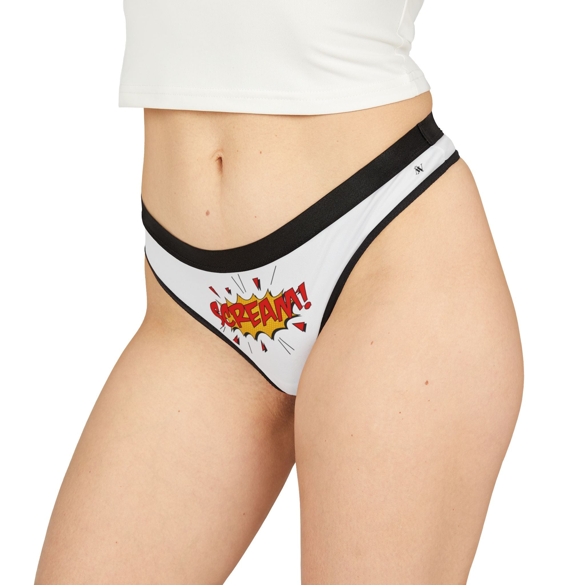 Scream! Cartoon Fun | Mix & Match Women’s Fun-Flirty Lovers’ Thongs