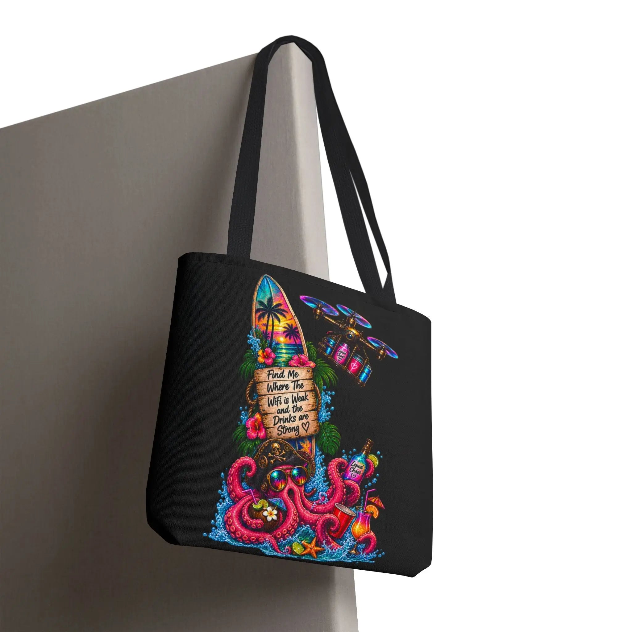 Liquid Chaos Spring Break Tote Bag