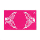 Mr. Mr. Mermaid Shareable Sides Signature Pink | Mix & Match Classic Fun-Flirty Lovers’ Towels