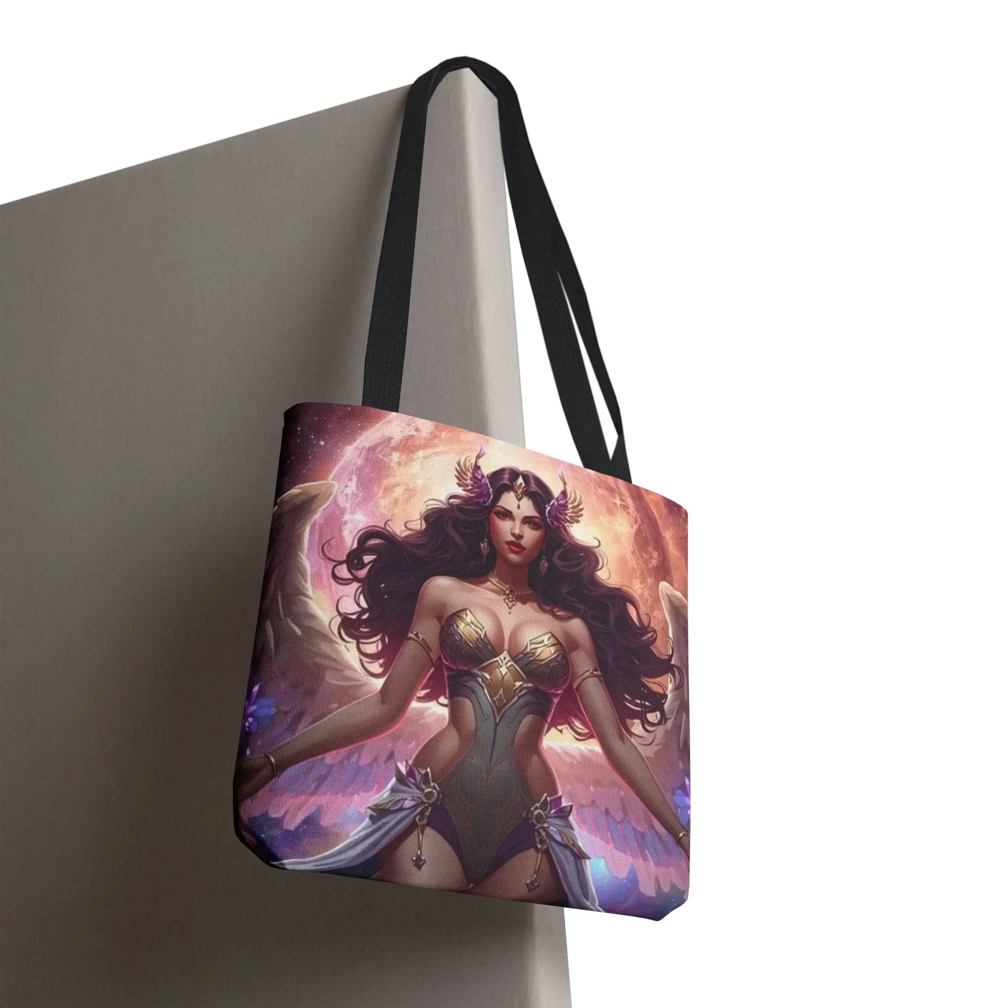 Angel Maiden Fantasy Women Everyday Weekend Getaway Tote Bag