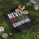 Never Stop Cumming | Mix Match Fun-Flirty Lovers’ Water-Resistant Blankets