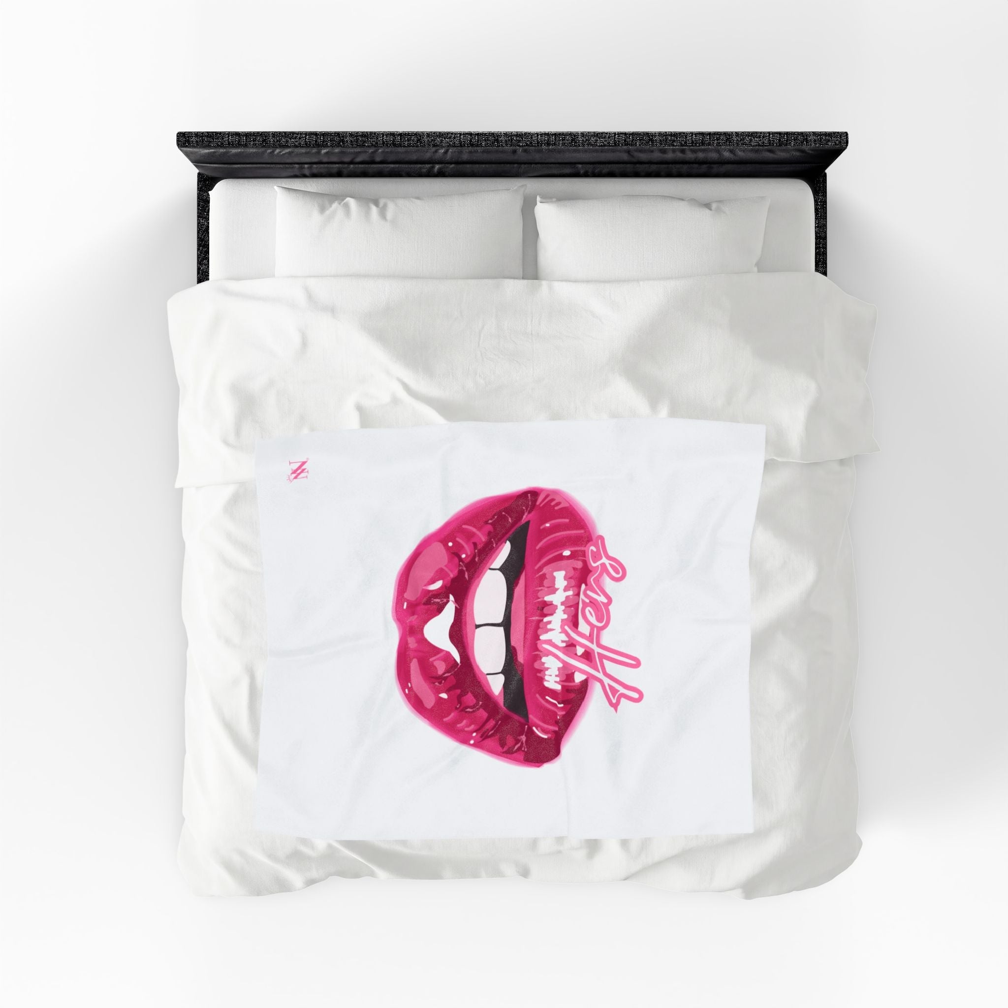 Hers Mouth Open Romantic Gifts Love Blanket