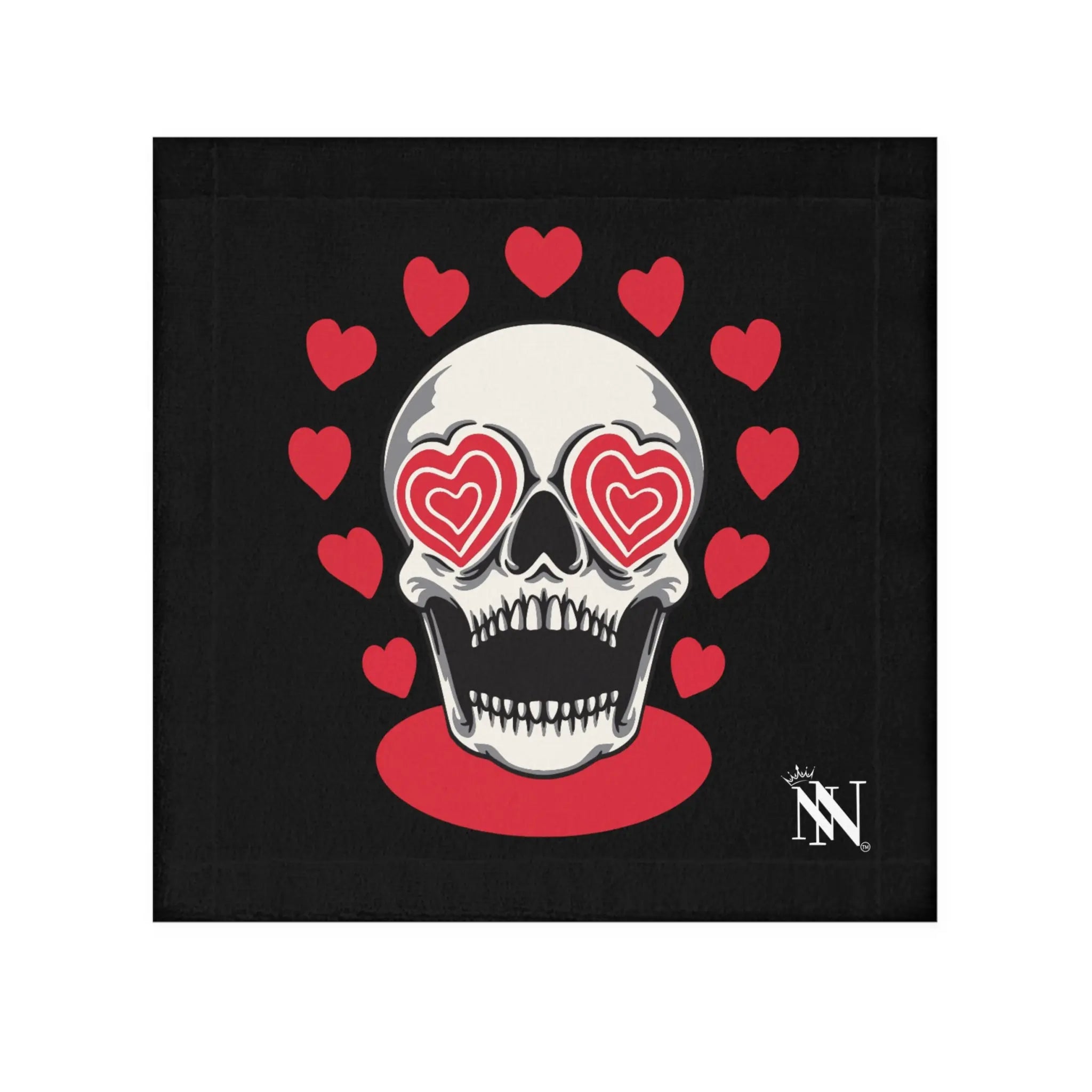 Seeing Hearts Skull Cum Rag