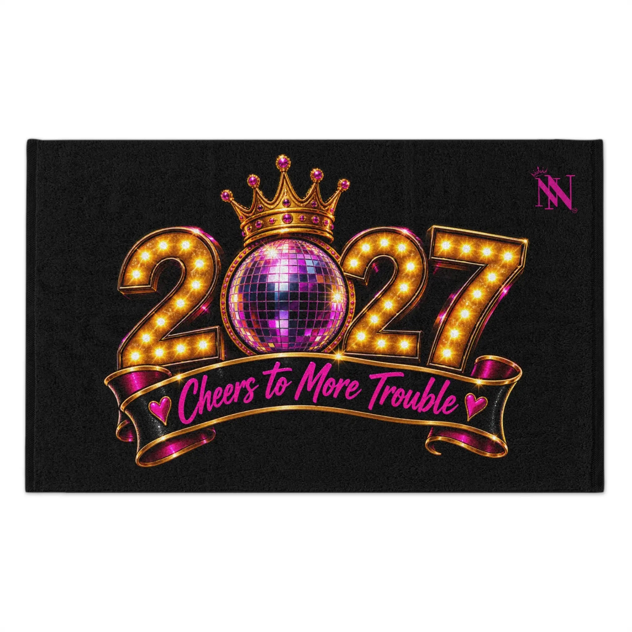 Cheers to More Trouble New Years | Nectar Napkins Fun-Flirty Lovers’ Towels