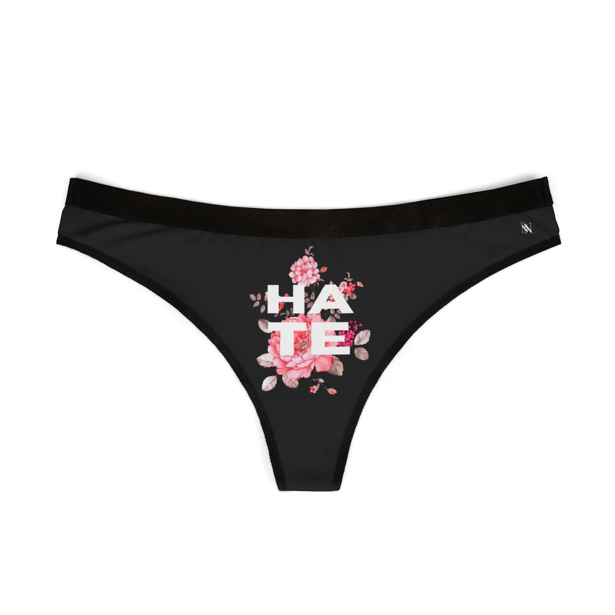 Floral Hate | Mix & Match Women’s Fun-Flirty Lovers’ Thongs