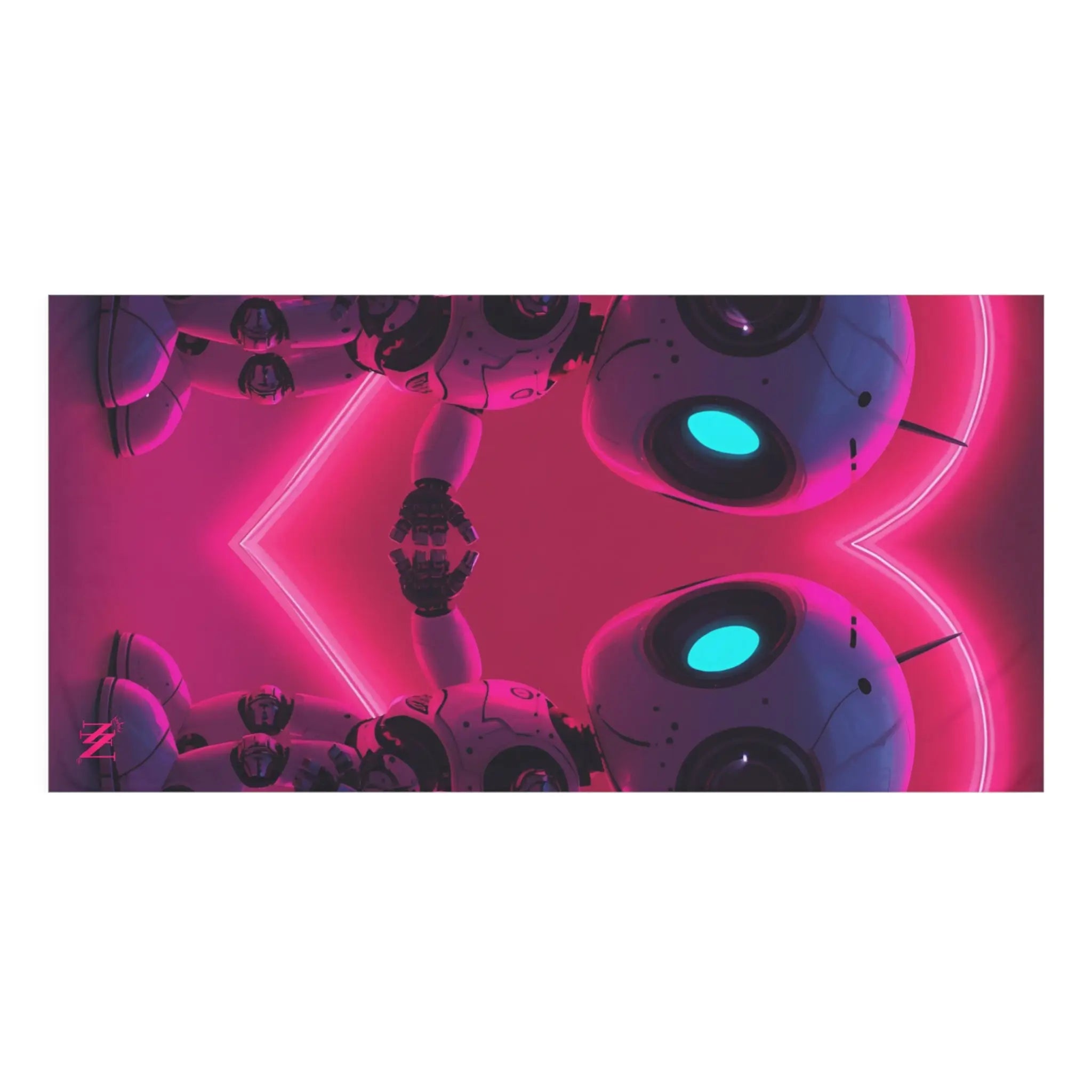 AI Robot Love | Mix & Match XL Fun-Flirty Lovers’ Towels