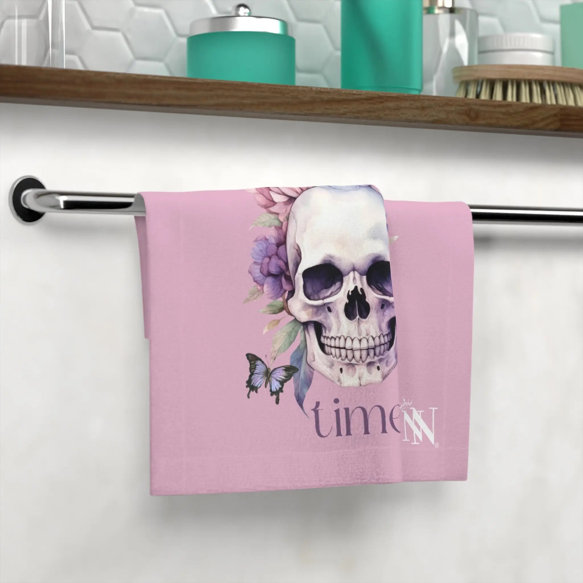 Long Time. Skull Floral | Nectar Napkins Lils’ Fun-Flirty Lovers’ Towels