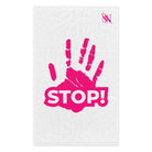 Stop! Handprint | Mix & Match Soft Fun-Flirty Lovers’ Towels
