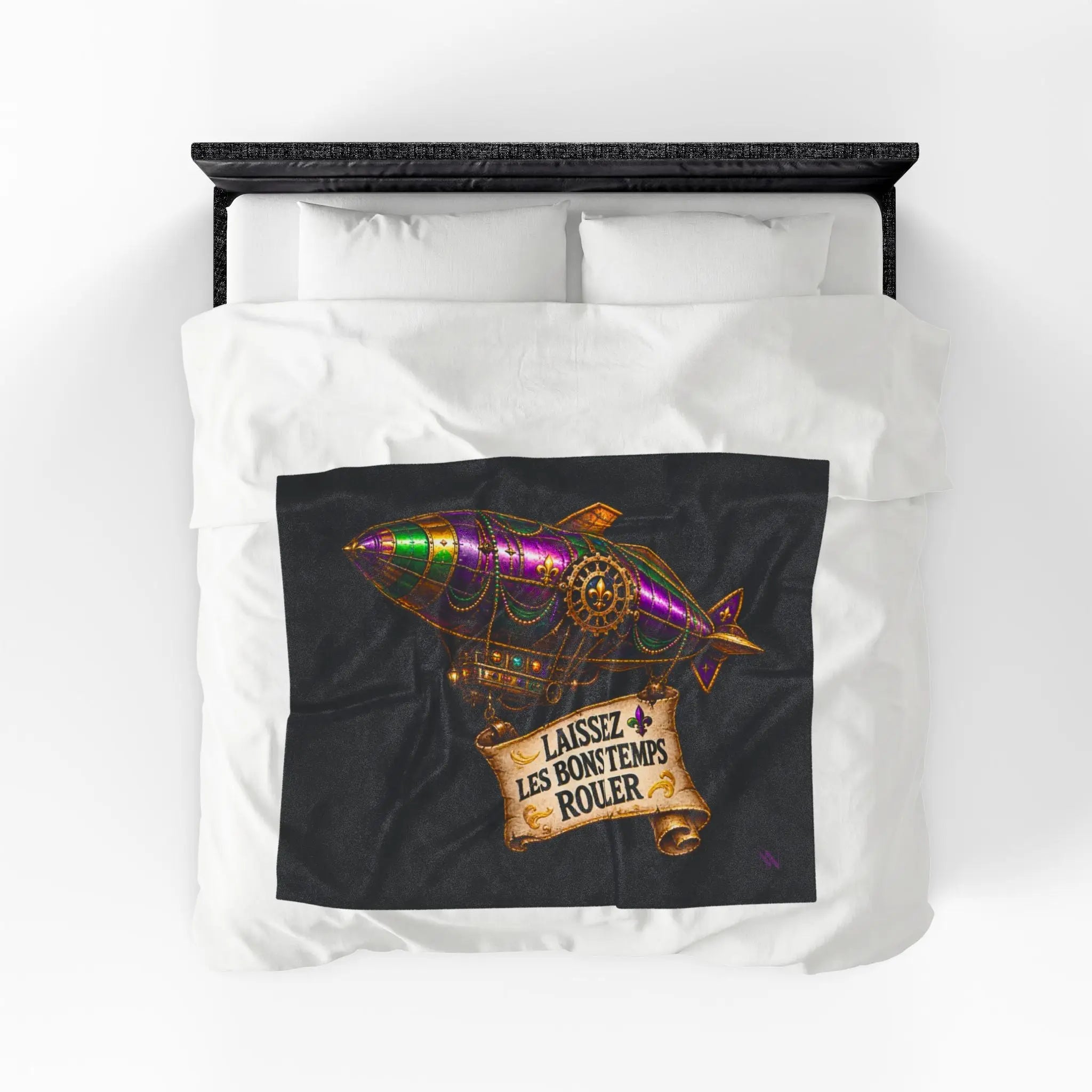 Laissez Les Bons Temps Rouler Blimp Lovers’ Blanket
