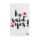 He Said Yes! Cum Towel