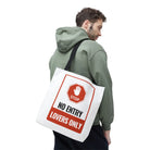 No Entry Lovers Only Sign Tote Bag