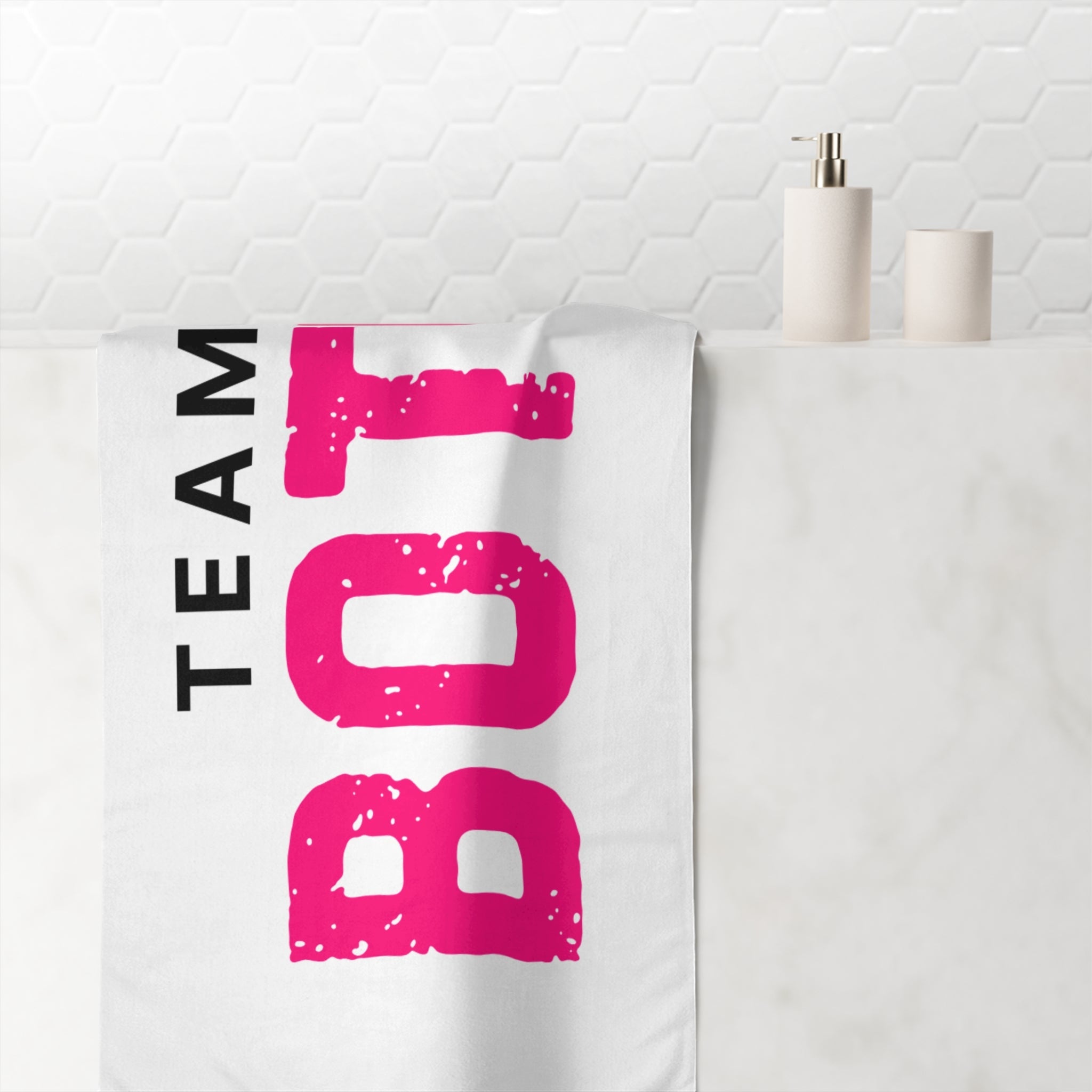 Team Both Naughty Beach Towel