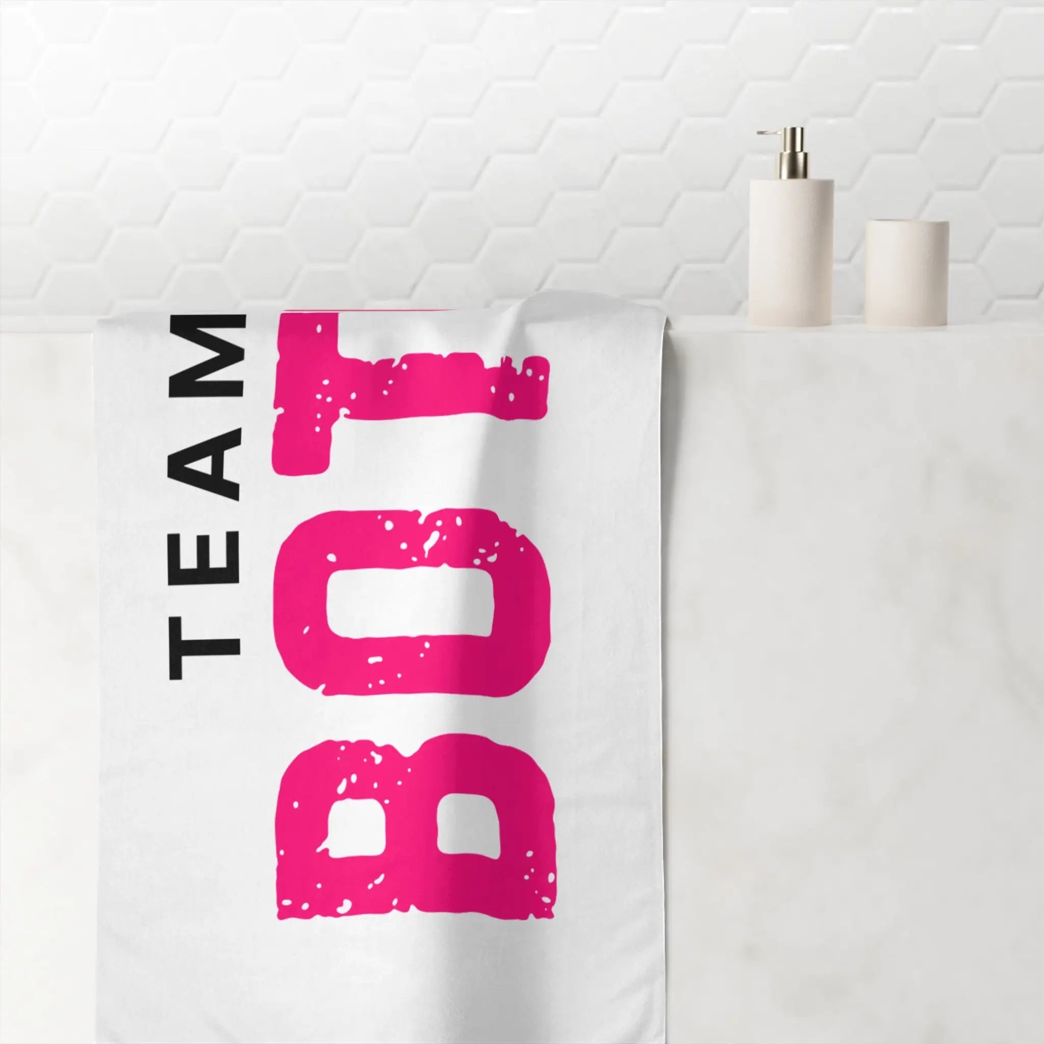 Team Both Naughty Beach Towel
