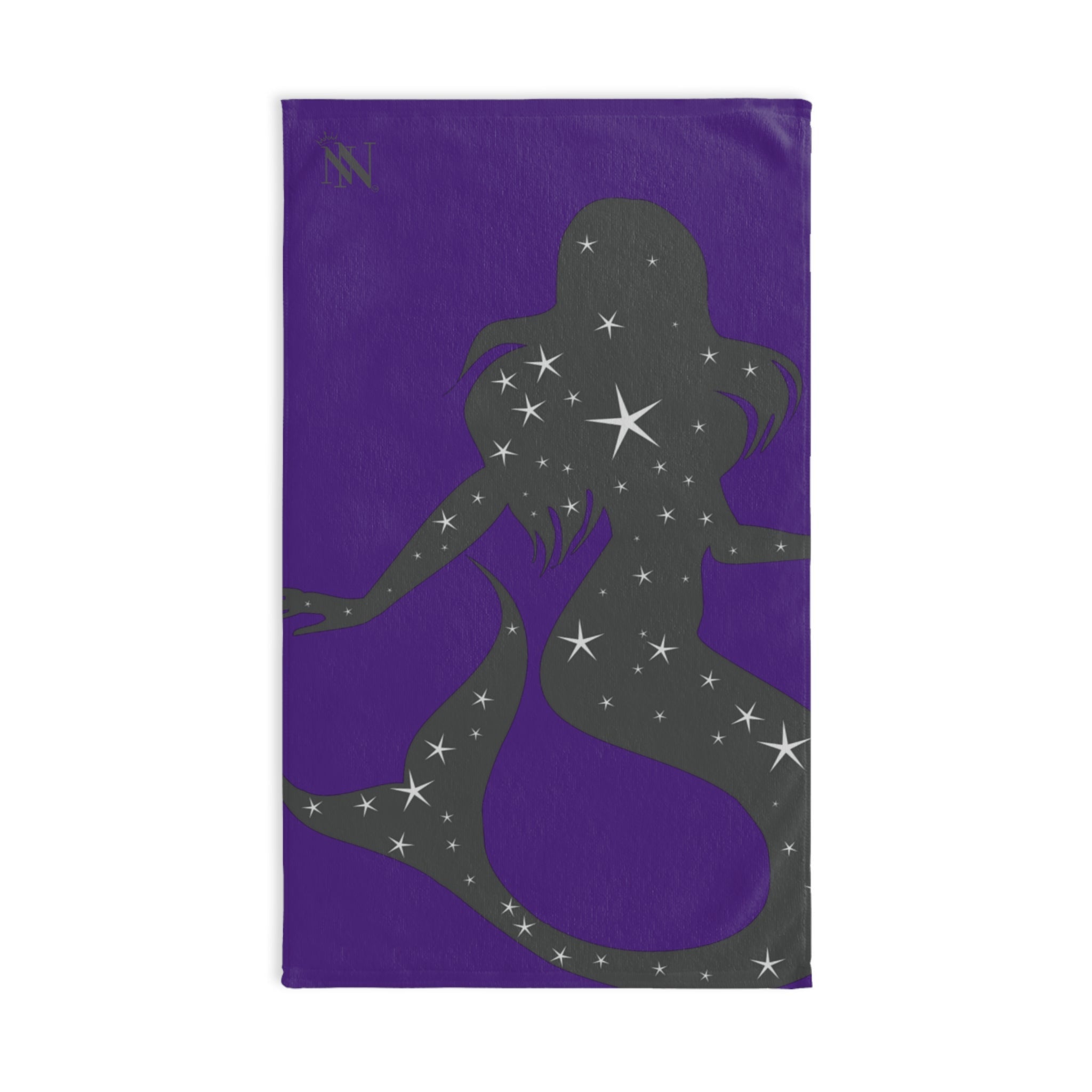 Mermaid Star Purple Cum Towel