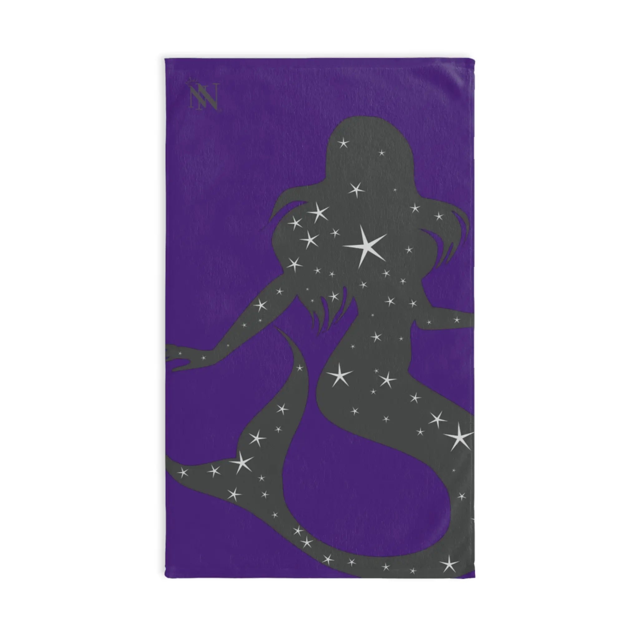 Mermaid Star Purple Cum Towel