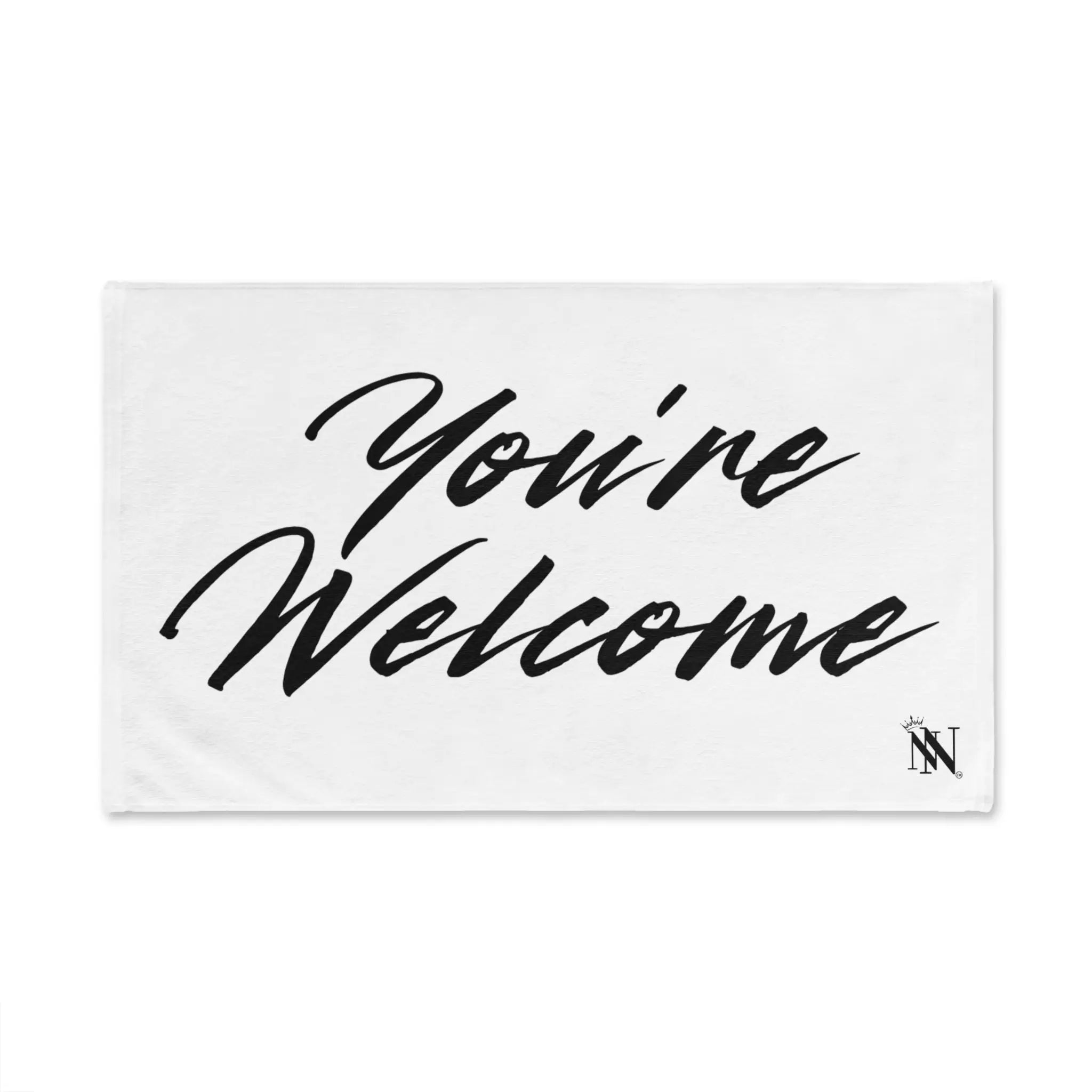 Simply You’re Welcome Cum Towel