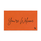 You’re Welcome Orange | Mix & Match Classic Fun-Flirty Lovers’ Towels