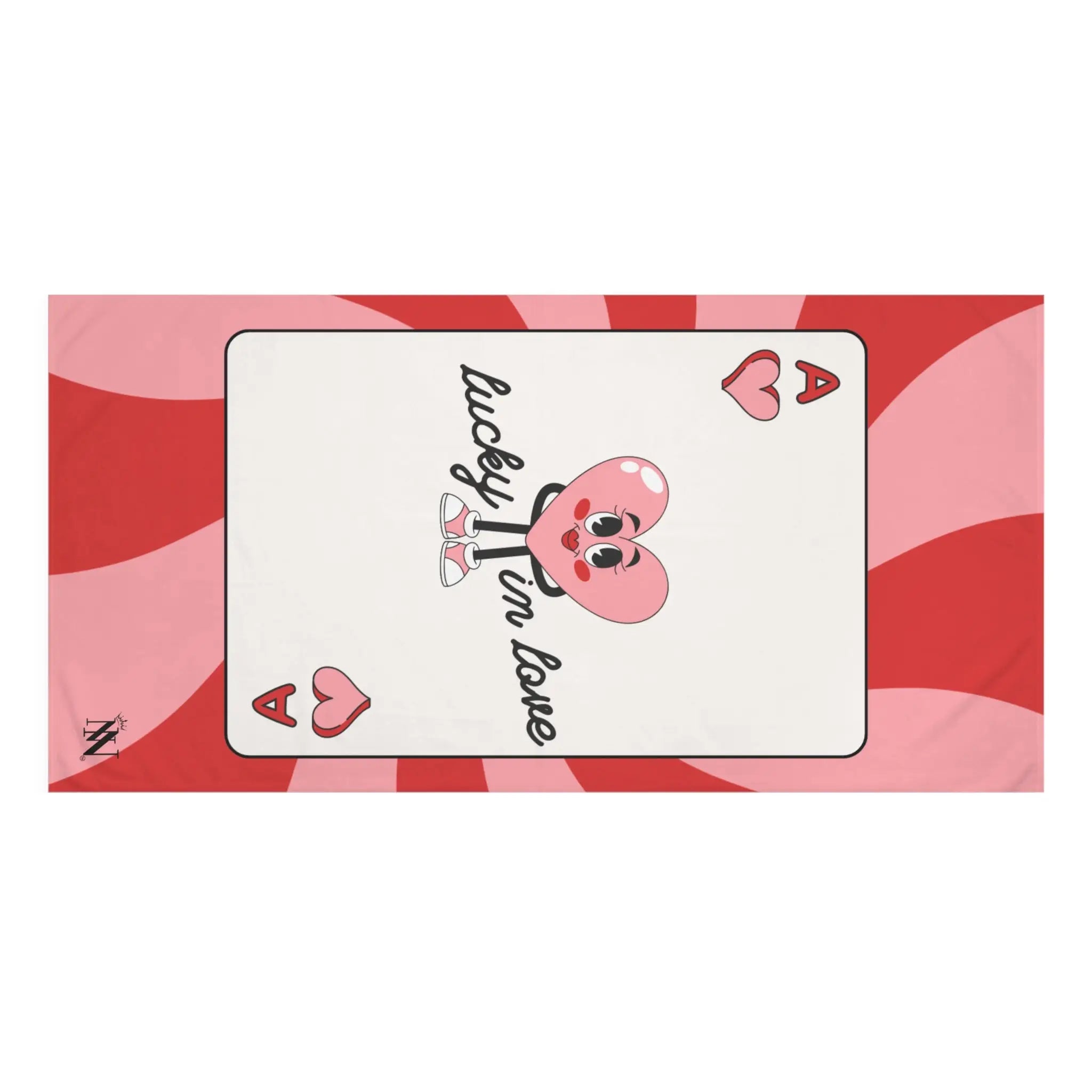 Lucky in Love Card | Mix & Match XL Fun-Flirty Lovers’ Towels
