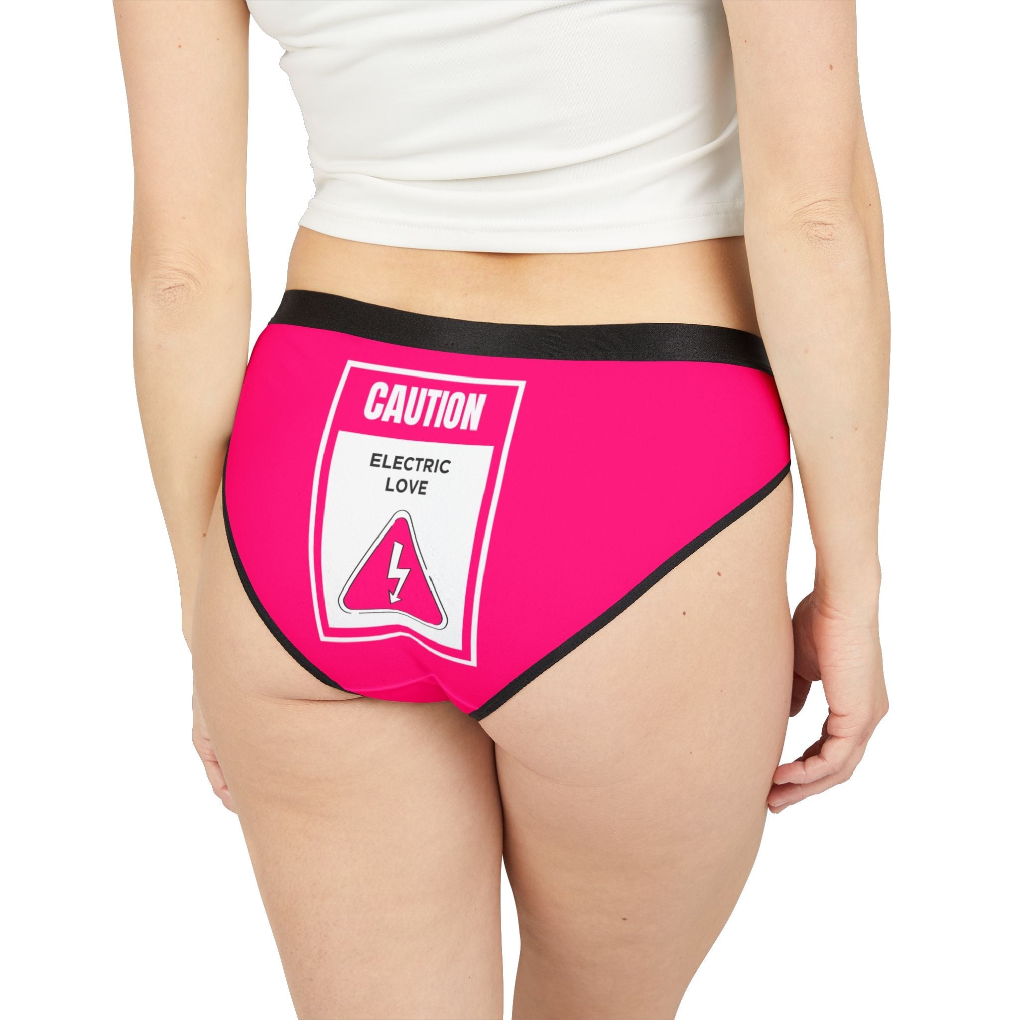 Caution Electric Love Romantic Sex Gifts Women’s Panties