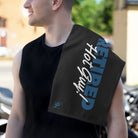 Retired Hot Guy! Black Mix & Match Soft Sex Towels | Flirty Lovers’ Gifts