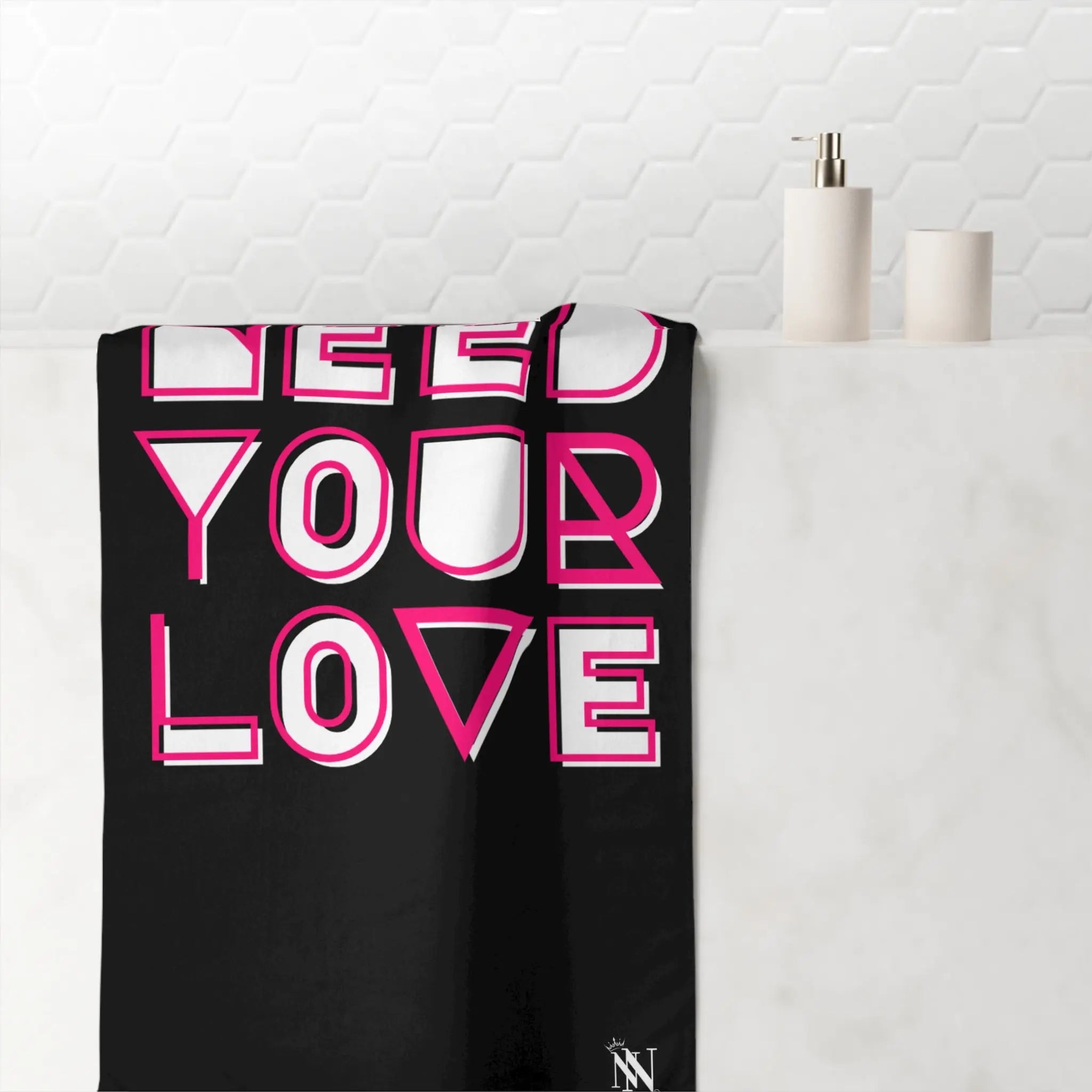 Need Your Love | Nectar Napkins XL Fun-Flirty Lovers’ Towels
