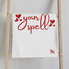 Under Your Spell Hearts Cum Towel
