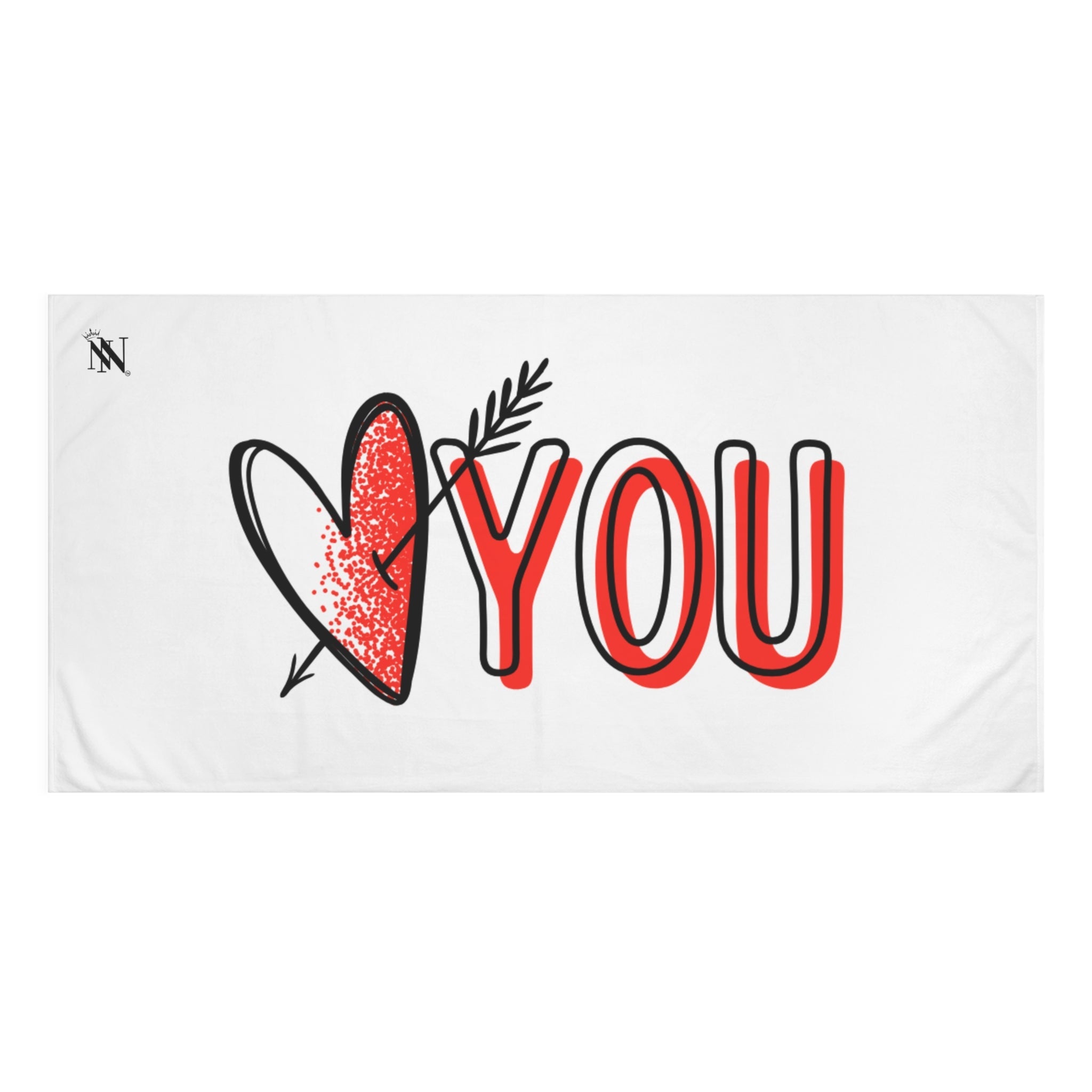 Heart Arrow You Big Anal Play Sex Towel