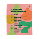 7 Days of Naughtiness | Mix & Match Fun-Flirty Lovers’ Blankets