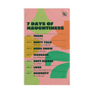7 Days of Naughtiness | Mix & Match Original Fun-Flirty Lovers’ Towels