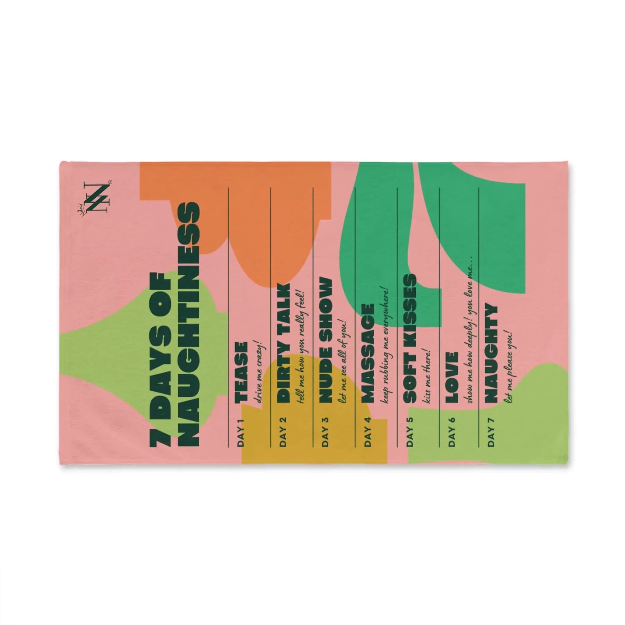 7 Days of Naughtiness | Mix & Match Original Fun-Flirty Lovers’ Towels