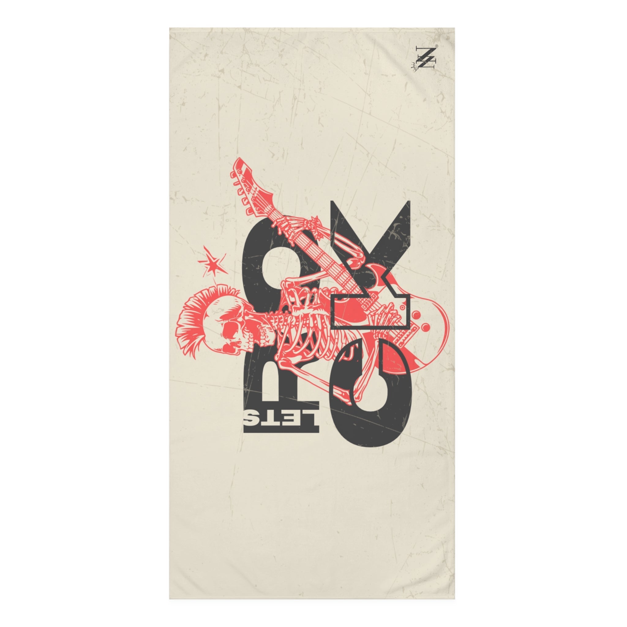 Let’s Rock Skull Rocker Anal Sex Towel