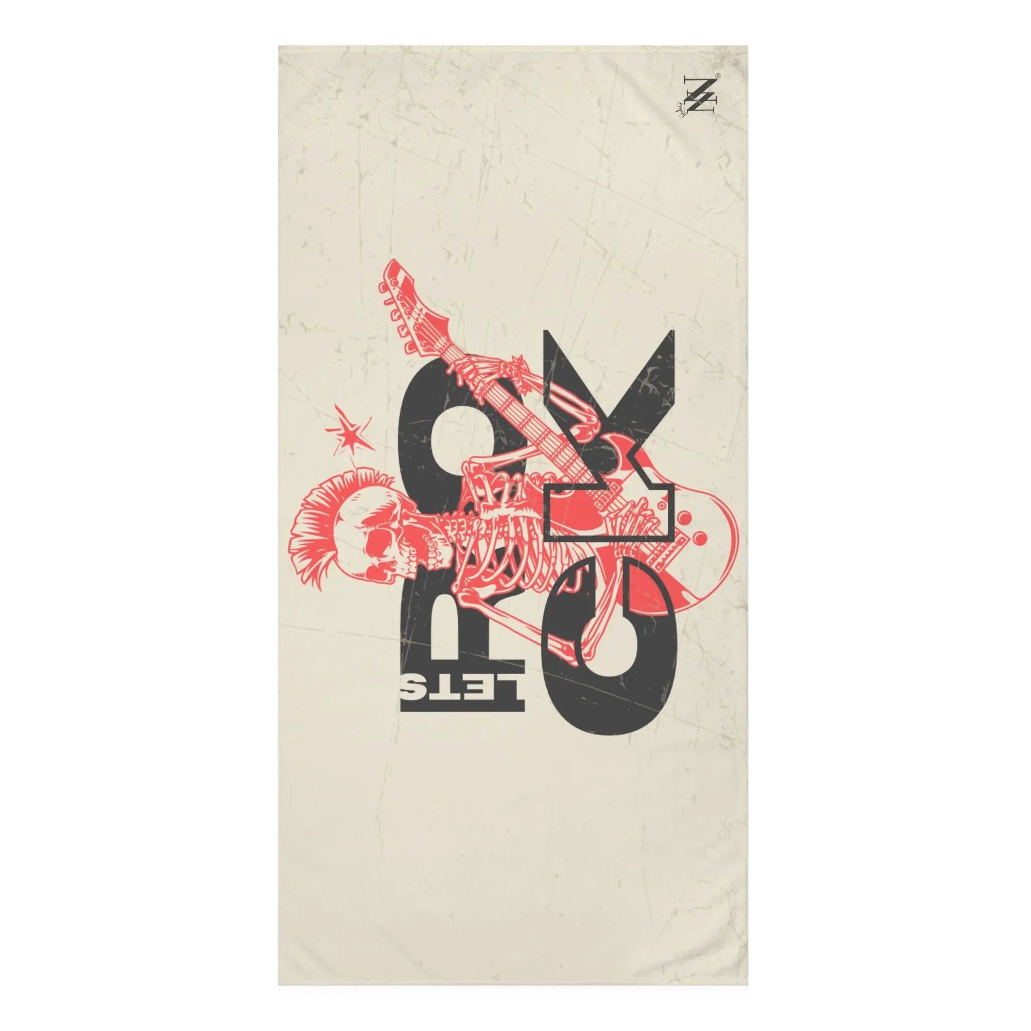 Let’s Rock Skull Rocker Anal Sex Towel