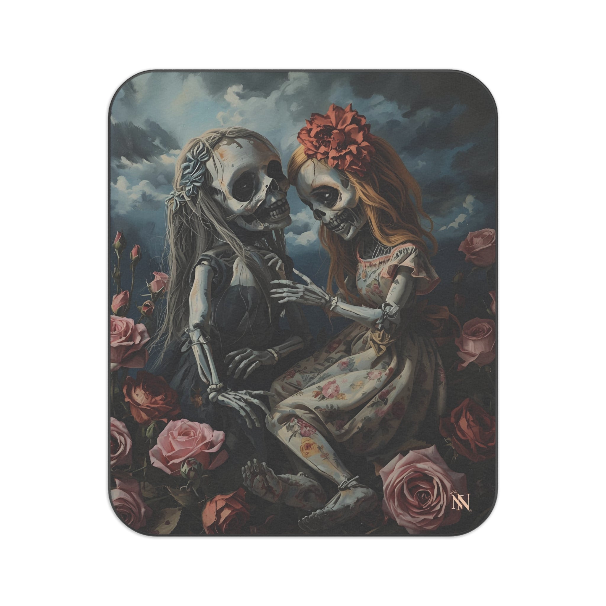 Death Becomes Us | Mix Match Fun-Flirty Lovers’ Water-Resistant Blankets