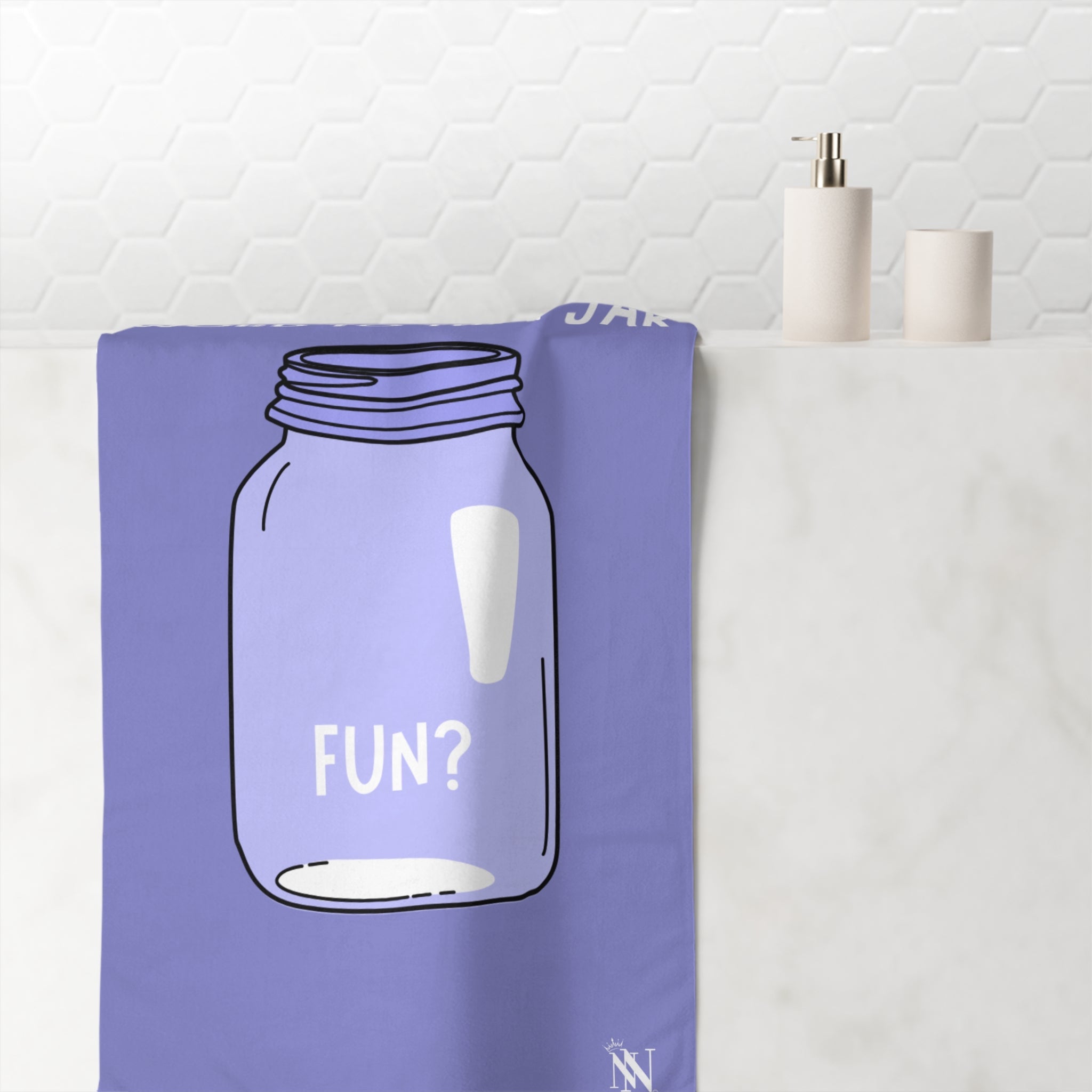 Positive Affirmation Jar Fun? Extra Large Sex Towel