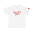 Deposit Here with a Kiss Romantic Couples Sex Gifts for Her T-Shirt