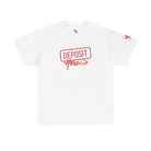 Deposit Here with a Kiss | Mix & Match Cotton Unisex Fun-Flirty Lovers’ T-Shirts
