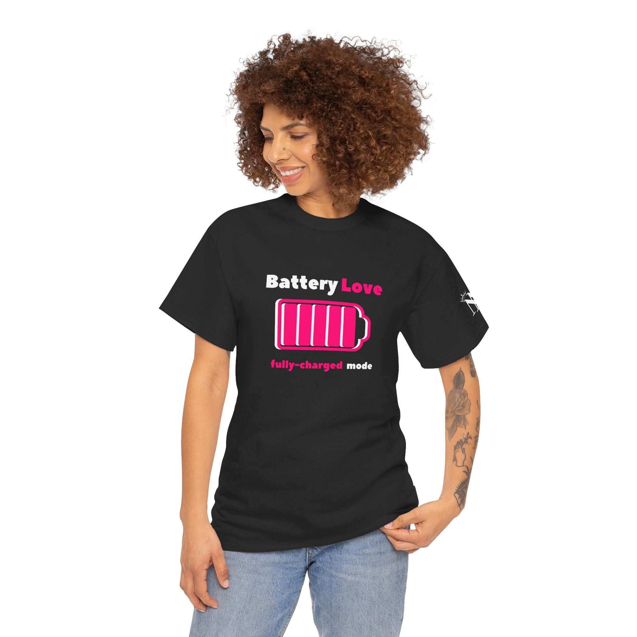Battery Love | Mix & Match Cotton Unisex Fun-Flirty Lovers’ T-Shirts