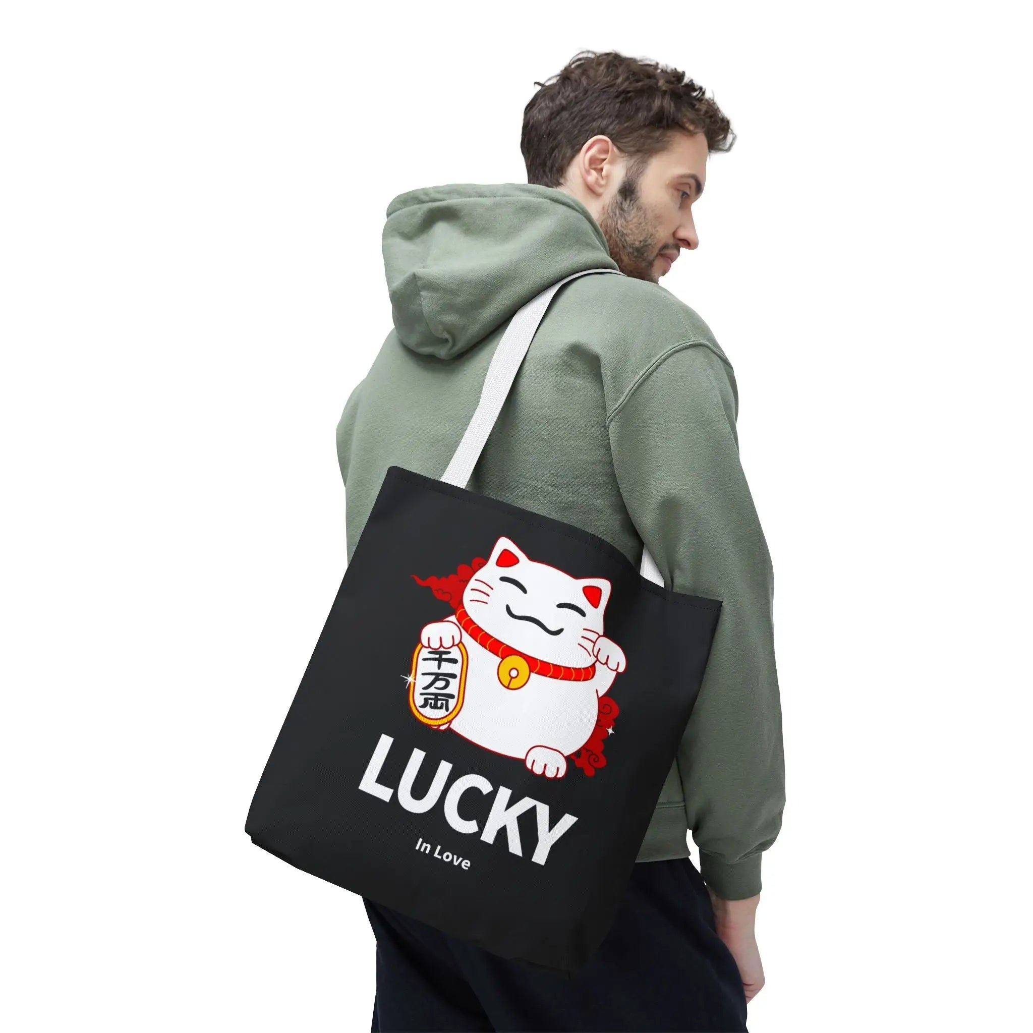 Lucky In Love Beckoning Cat | Mix & Match Fun-Flirty Lovers’ Totes