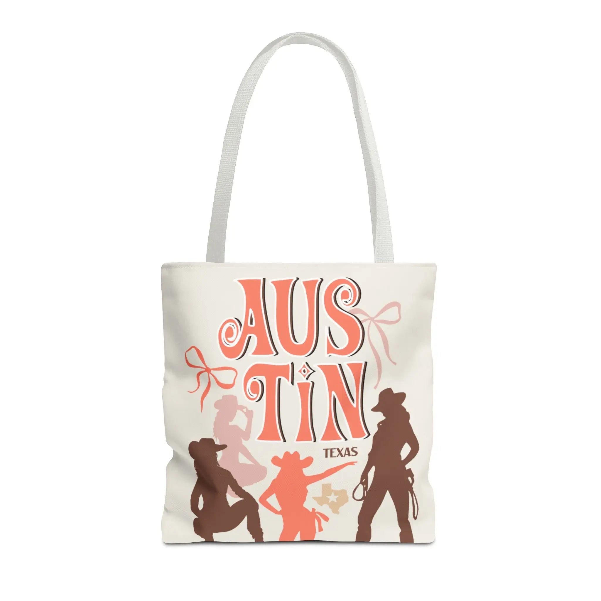Austin Texas Cowgirl Tote Bag