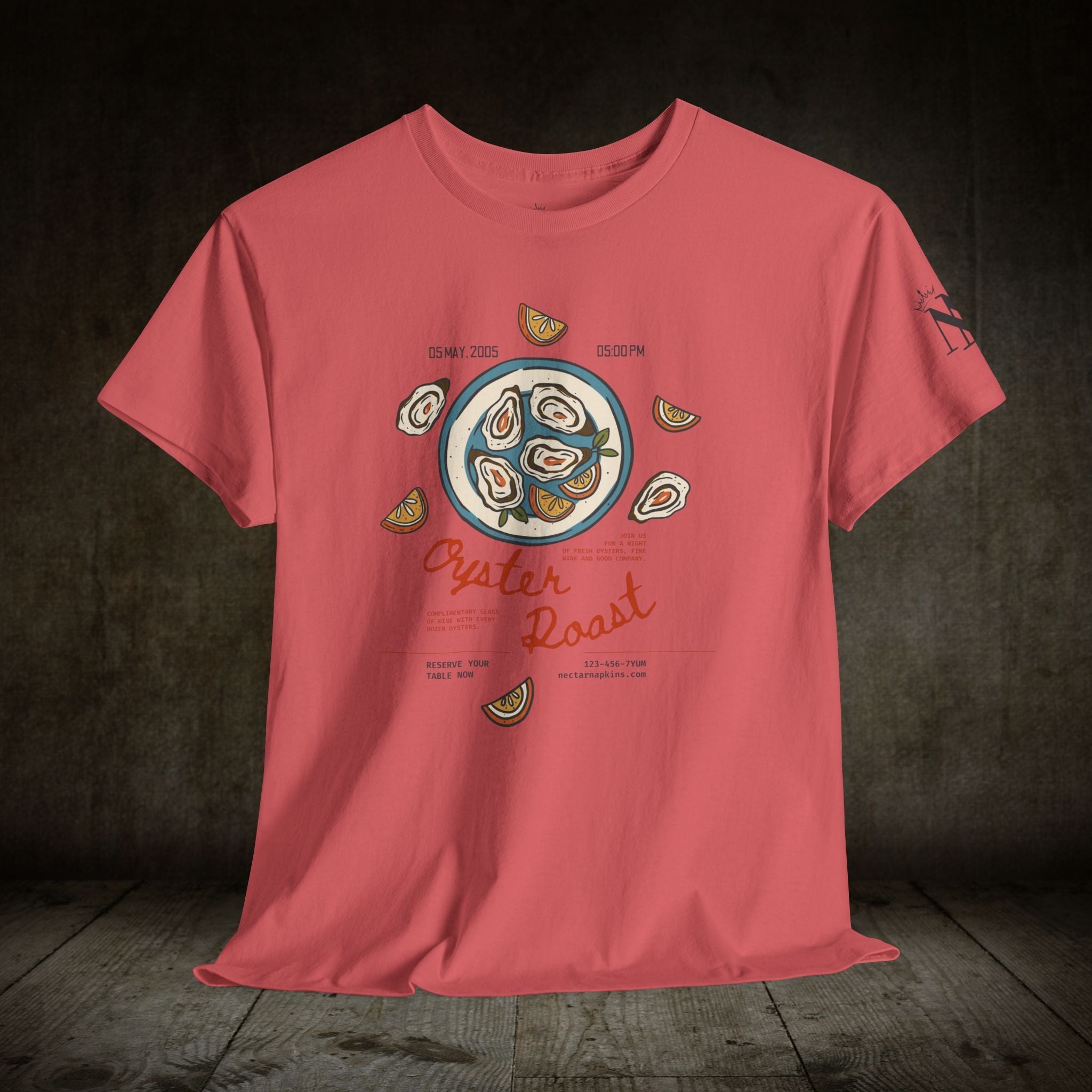 Oyster Roast | Mix & Match Cotton Unisex Fun-Flirty Lovers’ T-Shirts