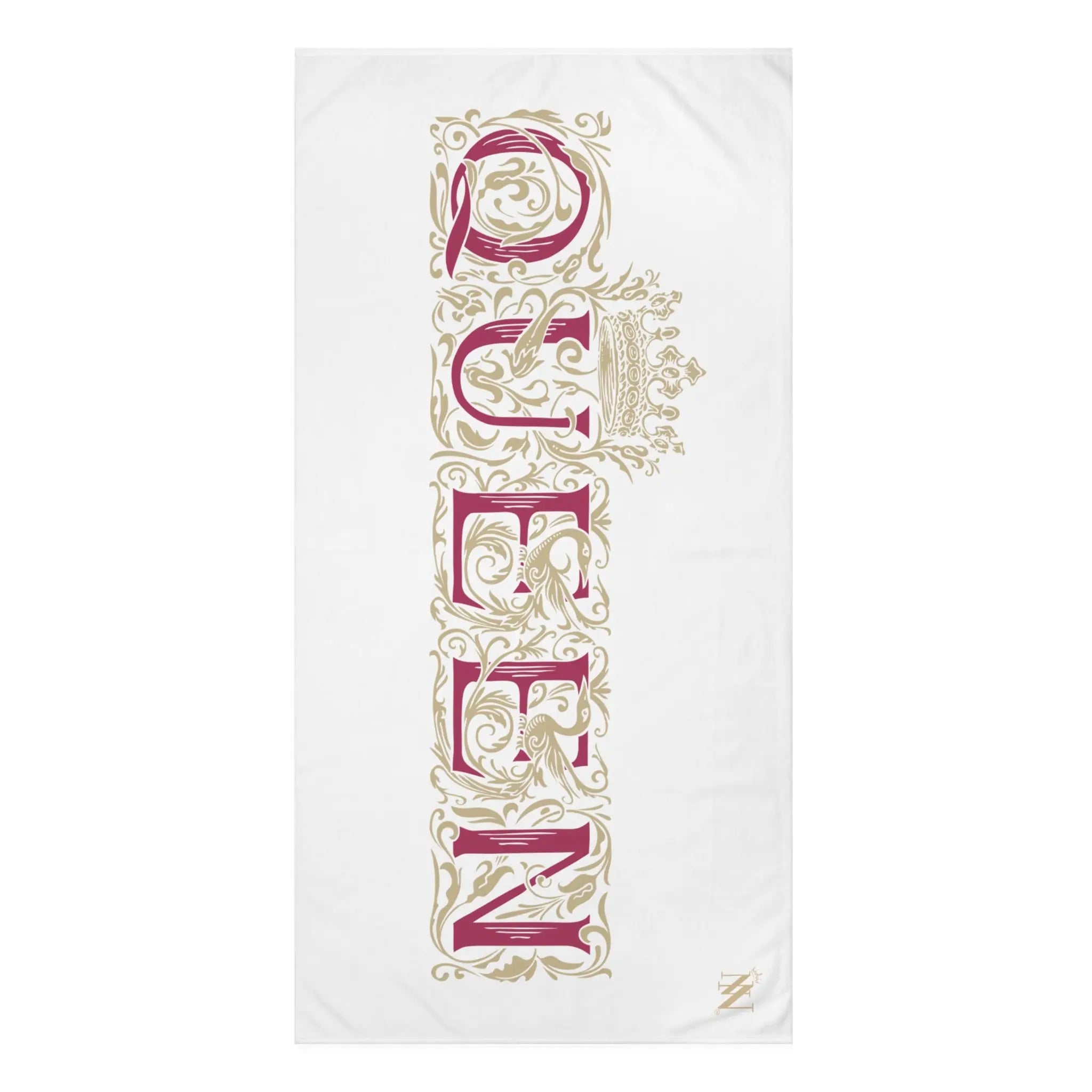 Gold Filigree Queen | Mix & Match XL Fun-Flirty Lovers’ Towels