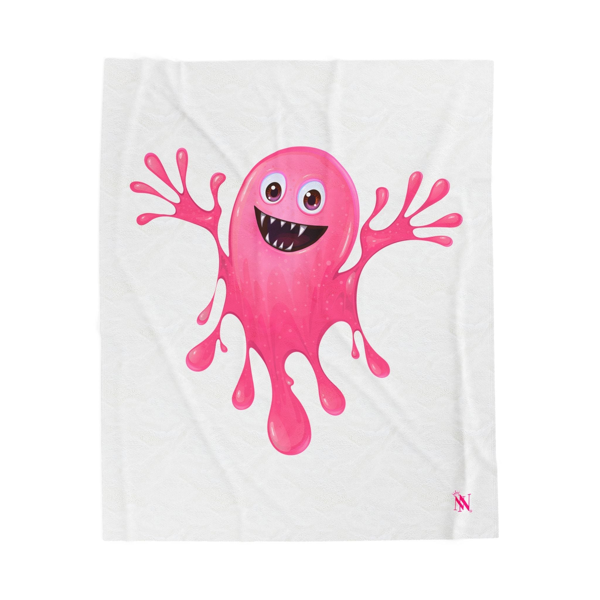 Slimy Pink Monster | Mix & Match Soft Fun-Flirty Lovers’ Blankets